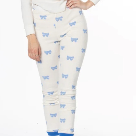 Solstice Intimates Bow print legging and bralette set - Handmade - Picture 1 of 2